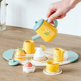 Maxbell Toddlers Tea Set Teapot Cups Dishes Afternoon Tea Playset for Children Girls