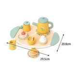 Maxbell Toddlers Tea Set Teapot Cups Dishes Afternoon Tea Playset for Children Girls