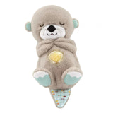 Maxbell Sea Otter Plush Doll Snuggling Plush Baby Toy with Light Music for Festival