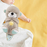 Maxbell Sea Otter Plush Doll Snuggling Plush Baby Toy with Light Music for Festival