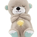 Maxbell Sea Otter Plush Doll Snuggling Plush Baby Toy with Light Music for Festival