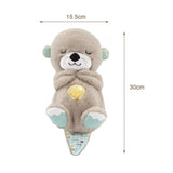 Maxbell Sea Otter Plush Doll Snuggling Plush Baby Toy with Light Music for Festival