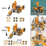 Maxbell Engineering Car Birthday Gift Crane 4 in 1 Construction Truck Toys Set
