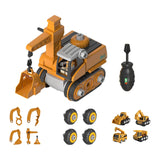 Maxbell Engineering Car Birthday Gift Crane 4 in 1 Construction Truck Toys Set