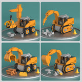 Maxbell Engineering Car Birthday Gift Crane 4 in 1 Construction Truck Toys Set
