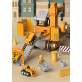Maxbell Engineering Car Birthday Gift Crane 4 in 1 Construction Truck Toys Set