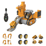 Maxbell Engineering Car Birthday Gift Crane 4 in 1 Construction Truck Toys Set
