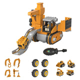Maxbell Engineering Car Birthday Gift Crane 4 in 1 Construction Truck Toys Set