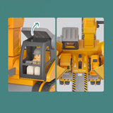 Maxbell Engineering Car Birthday Gift Crane 4 in 1 Construction Truck Toys Set