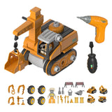 Maxbell Engineering Car Birthday Gift Crane 4 in 1 Construction Truck Toys Set