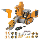 Maxbell Engineering Car Birthday Gift Crane 4 in 1 Construction Truck Toys Set