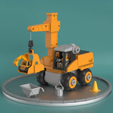 Maxbell Engineering Car Birthday Gift Crane 4 in 1 Construction Truck Toys Set