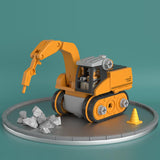 Maxbell Engineering Car Birthday Gift Crane 4 in 1 Construction Truck Toys Set