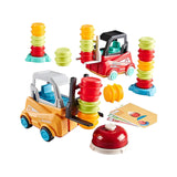 Maxbell Engineer Forklift Transport Game Durable Stacking Toy for Children Kids Boys