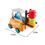 Maxbell Engineer Forklift Transport Game Durable Stacking Toy for Children Kids Boys
