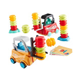 Maxbell Engineer Forklift Transport Game Durable Stacking Toy for Children Kids Boys