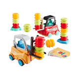 Maxbell Engineer Forklift Transport Game Durable Stacking Toy for Children Kids Boys