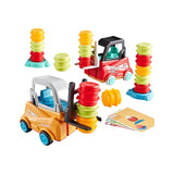 Maxbell Engineer Forklift Transport Game Durable Stacking Toy for Children Kids Boys
