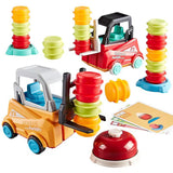 Maxbell Engineer Forklift Transport Game Durable Stacking Toy for Children Kids Boys