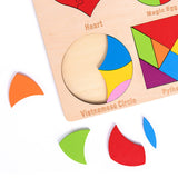 Maxbell Montessori Toys 6 in 1 Early Learning Puzzles Stem Gift Tangram Toy Ages 4-8