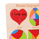 Maxbell Montessori Toys 6 in 1 Early Learning Puzzles Stem Gift Tangram Toy Ages 4-8