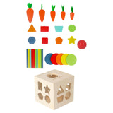 Maxbell Montessori Wooden Toys Farm Carrots Harvest Game for Preschool Birthday Gift