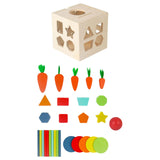 Maxbell Montessori Wooden Toys Farm Carrots Harvest Game for Preschool Birthday Gift