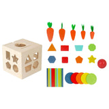 Maxbell Montessori Wooden Toys Farm Carrots Harvest Game for Preschool Birthday Gift