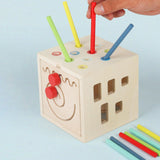 Maxbell Montessori Wooden Toys Farm Carrots Harvest Game for Preschool Birthday Gift