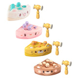 Maxbell Pounding Toy Hand Eye Coordination Whack Game Mole for Baby ToddlerChildren White