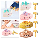 Maxbell Pounding Toy Hand Eye Coordination Whack Game Mole for Baby ToddlerChildren White