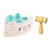 Maxbell Pounding Toy Hand Eye Coordination Whack Game Mole for Baby ToddlerChildren White