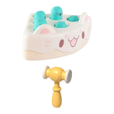 Maxbell Pounding Toy Hand Eye Coordination Whack Game Mole for Baby ToddlerChildren White