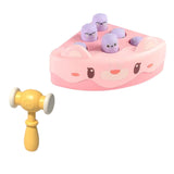 Maxbell Pounding Toy Hand Eye Coordination Whack Game Mole for Baby ToddlerChildren Pink