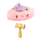 Maxbell Pounding Toy Hand Eye Coordination Whack Game Mole for Baby ToddlerChildren Pink