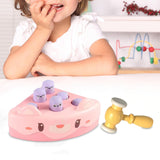 Maxbell Pounding Toy Hand Eye Coordination Whack Game Mole for Baby ToddlerChildren Pink