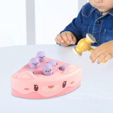 Maxbell Pounding Toy Hand Eye Coordination Whack Game Mole for Baby ToddlerChildren Pink