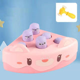 Maxbell Pounding Toy Hand Eye Coordination Whack Game Mole for Baby ToddlerChildren Pink