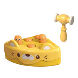 Maxbell Pounding Toy Hand Eye Coordination Whack Game Mole for Baby ToddlerChildren Yellow