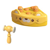 Maxbell Pounding Toy Hand Eye Coordination Whack Game Mole for Baby ToddlerChildren Yellow