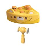 Maxbell Pounding Toy Hand Eye Coordination Whack Game Mole for Baby ToddlerChildren Yellow