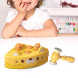 Maxbell Pounding Toy Hand Eye Coordination Whack Game Mole for Baby ToddlerChildren Yellow