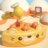 Maxbell Pounding Toy Hand Eye Coordination Whack Game Mole for Baby ToddlerChildren Yellow