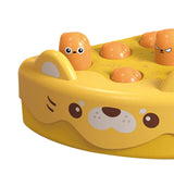 Maxbell Pounding Toy Hand Eye Coordination Whack Game Mole for Baby ToddlerChildren Yellow