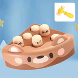 Maxbell Pounding Toy Hand Eye Coordination Whack Game Mole for Baby ToddlerChildren Brown