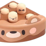 Maxbell Pounding Toy Hand Eye Coordination Whack Game Mole for Baby ToddlerChildren Brown