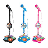 Maxbell Music Sing Microphone Toy with Flashing Stage Lights for Kids Birthday Gifts Black