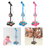 Maxbell Music Sing Microphone Toy with Flashing Stage Lights for Kids Birthday Gifts Black