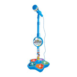 Maxbell Music Sing Microphone Toy with Flashing Stage Lights for Kids Birthday Gifts Blue