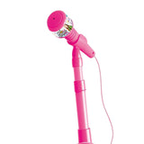 Maxbell Music Sing Microphone Toy with Flashing Stage Lights for Kids Birthday Gifts Red